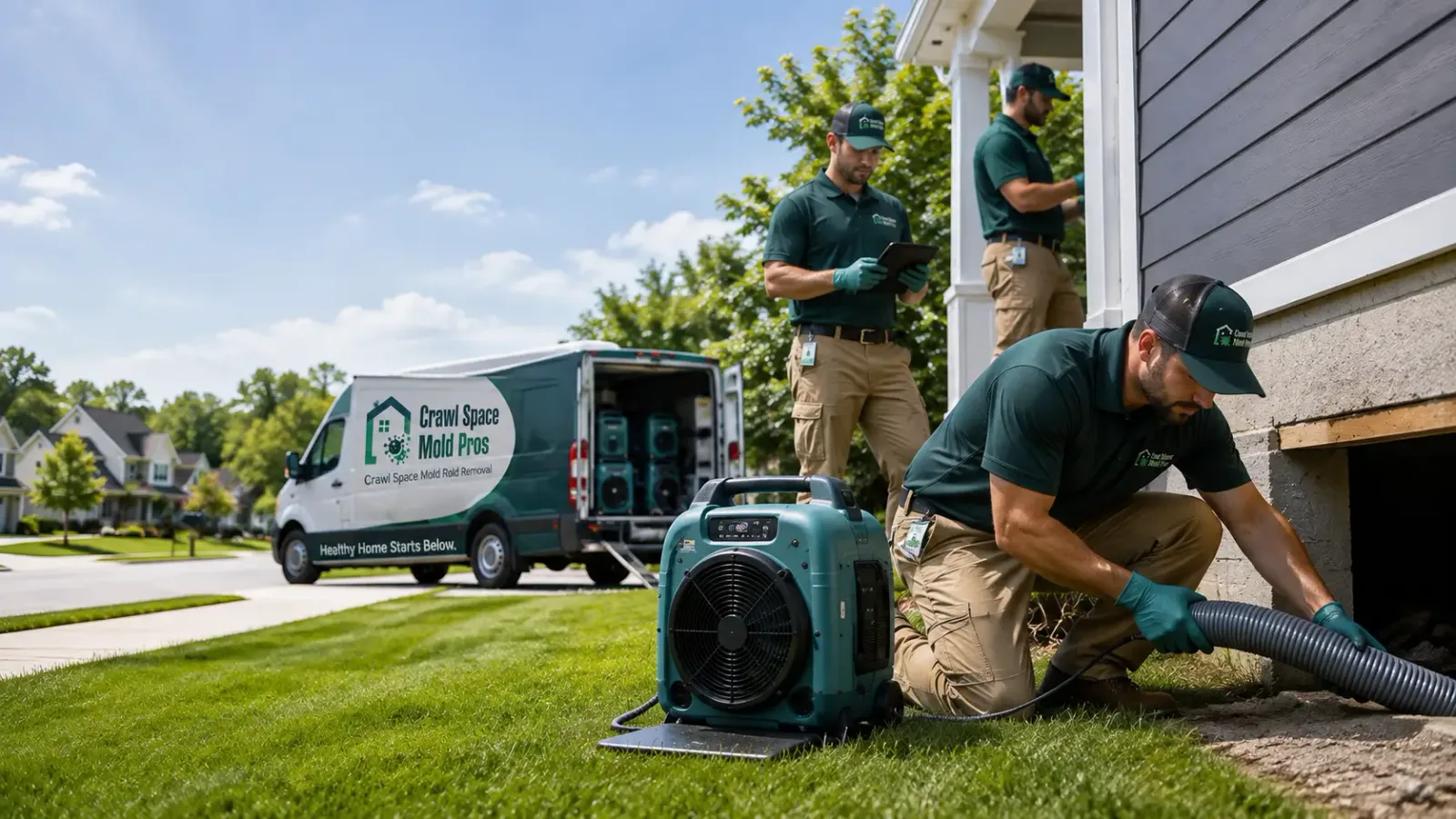 Crawl Space Mold Removal in Washtucna, WA